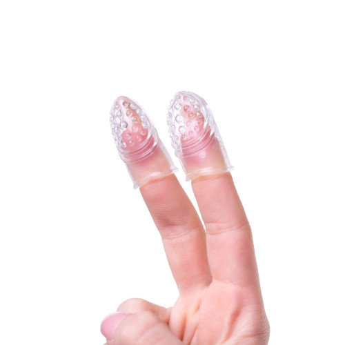 Комплект из 2 прозрачных насадок на палец Favi (прозрачный)