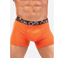 Яркие и удобные мужские боксеры (оранжевый|S)