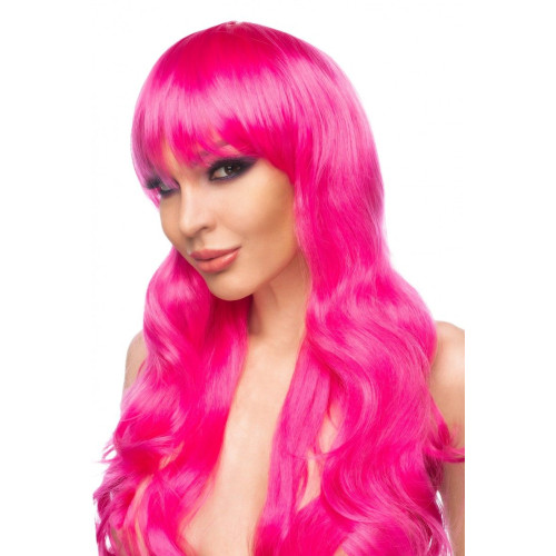 Ярко-розовый парик  Акэйн (ярко-розовый)