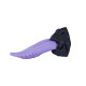 Фиолетовый стимулятор  Язык дракона  - 20,5 см. (фиолетовый с черным)