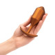 Пробка для ношения цветы бронзы B-vibe Snug Plug 4 - 14 см. (бронзовый)