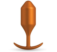 Пробка для ношения цветы бронзы B-vibe Snug Plug 4 - 14 см. (бронзовый)