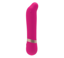 Розовый мини-вибратор для массажа G-точки Cuddly Vibe - 11,9 см. (розовый)