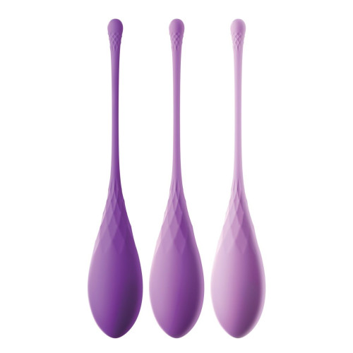 Набор из 3 фиолетовых шариков Кегеля Train-Her Set (фиолетовый)