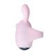 Нежно-розовая вибронасадка на палец DUTTY (нежно-розовый)