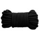 Черная веревка для связывания Thick Bondage Rope -10 м. (черный)