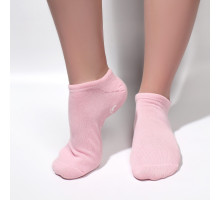 Нежно-розовые увлажняющие SPA-носочки с гелевыми вставками (нежно-розовый)