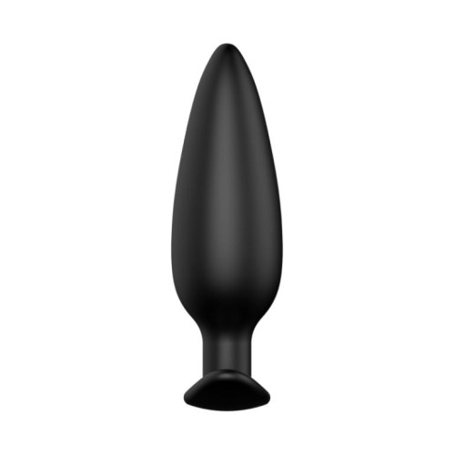 Черная анальная пробка №07 Self Penetrating Butt Plug - 12 см. (черный)