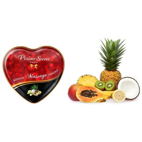 Массажная свеча с ароматом экзотических фруктов Bougie Massage Candle - 35 мл.
