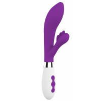 Фиолетовый вибратор-кролик Agave - 23,1 см. (фиолетовый)