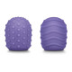 Набор из 2 фиолетовых текстурированных насадок для Le Wand Petite (фиолетовый)