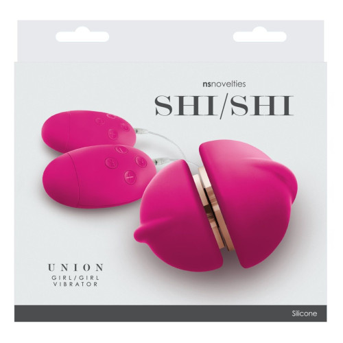 Ярко-розовый клиторальный стимулятор Union Girl/Girl Vibe (ярко-розовый)