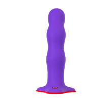 Фиолетовый фаллоимитатор Stubs Bouncer - 18,5 см. (фиолетовый)