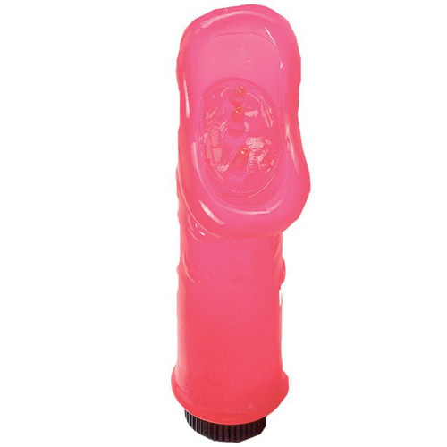 Розовый вибратор-ротик для клитора ULTIMATE VAGINA VIBE PINK (розовый)