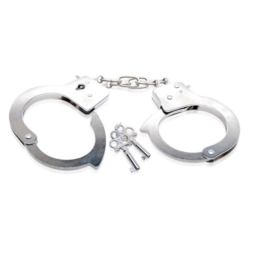 Металлические наручники Beginner“s Metal Cuffs (серебристый)