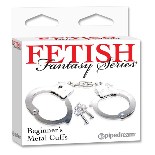 Металлические наручники Beginner“s Metal Cuffs (серебристый)