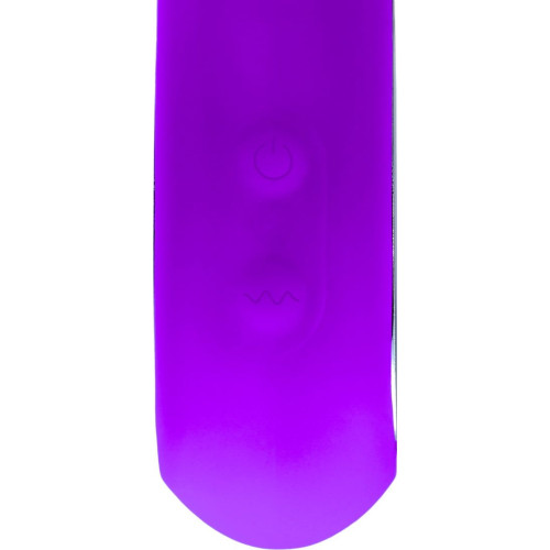 Фиолетовый вибратор-кролик Mrs. Jia - 20 см. (фиолетовый)