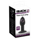 Черная анальная вибропробка Twist Butt Plug - 10,7 см. (черный)