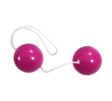Фиолетовые вагинальные шарики на мягкой сцепке (фиолетовый)