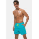 Бирюзовые мужские пляжные шорты (бирюзовый|XL)
