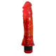 Красный реалистичный вибратор №9 - 19,5 см. (красный)