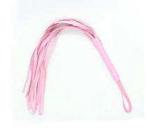 Розовая плеть с петлей - 55 см. (розовый)
