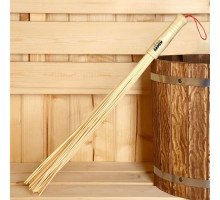 Массажный бамбуковый веник «С легким паром» - 57 см.