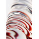 Стеклянная анальная втулка-спираль - 15,5 см. (прозрачный)