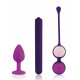 Фиолетовый вибронабор First Vibe Kit (фиолетовый)