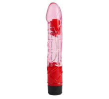 Розовый реалистичный вибратор 9 Inch Realistic Vibe - 23 см. (розовый)