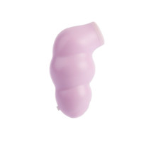 Розовый не перезаряжаемый вакуумный стимулятор Swirl (розовый)