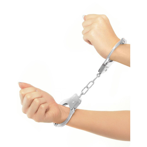 Наручники с ключами Official Handcuffs (серебро)
