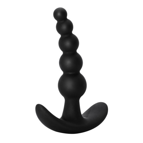 Чёрная анальная пробка Bubbles Anal Plug - 11,5 см. (черный)