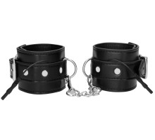 Черные наручники с электростимуляцией Electro Handcuffs (черный)