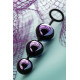 Фиолетово-черные тройные вагинальные шарики TOYFA A-toys (фиолетовый с черным)