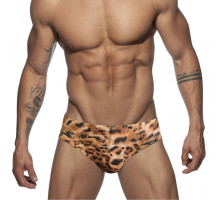 Мужские плавки с леопардовым принтом (леопард|XL)