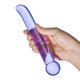 Гладкий стеклянный стимулятор точки G, 18 см (фиолетовый)