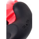 Чёрно-красное эрекционное виброкольцо Erotist (черный с красным)