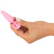 Розовая анальная втулка Mini Butt Plug - 8,4 см. (розовый)