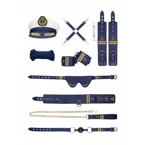 Матросский BDSM-набор Sailor Bondage (синий)