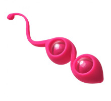 Розовые вагинальные шарики Emotions Gi-Gi (розовый)