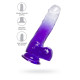 Прозрачно-фиолетовый фаллоимитатор Radi - 17,5 см. (фиолетовый)