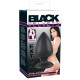 Большая чёрная анальная втулка Black Velvet Extra XL - 14 см. (черный)
