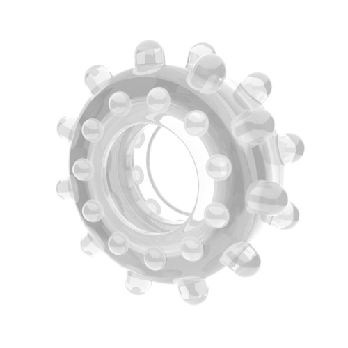 Прозрачное эрекционное кольцо POWER PLUS Cockring (прозрачный)