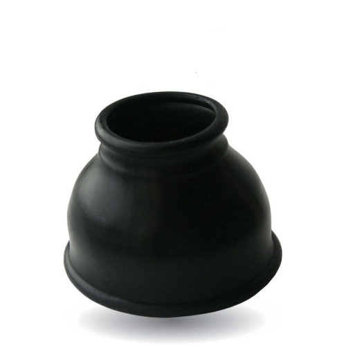 Чёрная силиконовая насадка для помпы - размер L (черный)