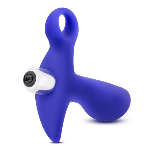 Синий стимулятор простаты с ручкой-кольцом Performance Prostimulator 02 (синий)
