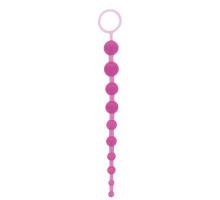 Фиолетовая анальная цепочка ORIENTAL JELLY BUTT BEADS 10.5 PURPLE - 26,7 см. (фиолетовый)