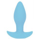 Голубая анальная втулка Sweet Toys - 8,5 см. (голубой)