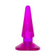 Фиолетовая анальная пробка BUTT PLUG - 9,5 см. (фиолетовый)