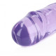 Двусторонний фиолетовый фаллоимитатор - 34 см. (фиолетовый)